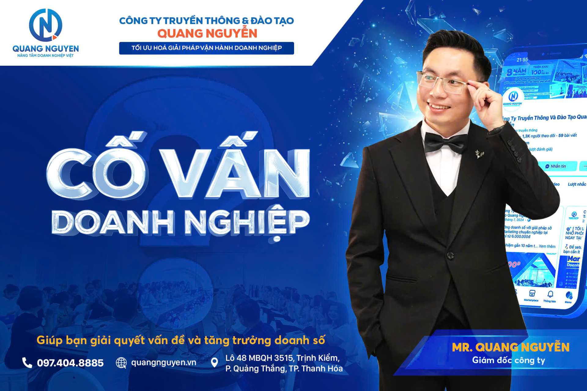 Cố Vấn Doanh Nghiệp Giải Pháp Phát Triển Bền Vững Cùng Quang Nguyễn