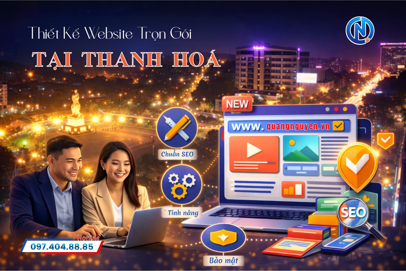Thiết Kế Website Tron Gói Tại Thanh Hóa