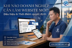 khi nao doanh nghiep can lam lai website