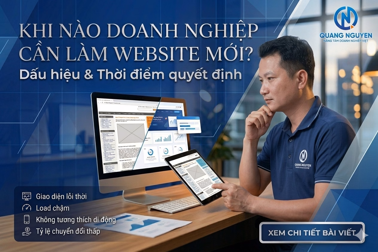 Khi nào cần làm website? 7 dấu hiệu doanh nghiệp không nên bỏ qua