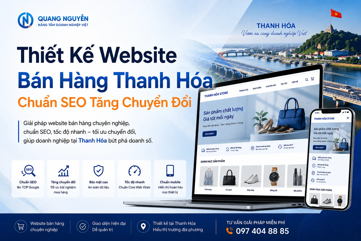 Thiết Kế Website Bán Hàng Thanh Hóa Chuẩn SEO Tăng Chuyển Đổi